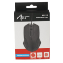 Art AM-93 mysz optyczna przewodowa USB black
