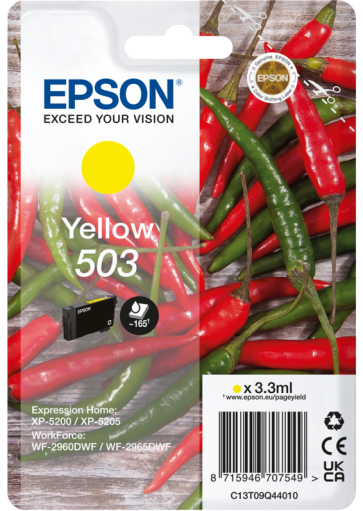 Tusz 503 Epson Expression Home XP-5200, WorkForce WF-2960 żółty 3,3ml