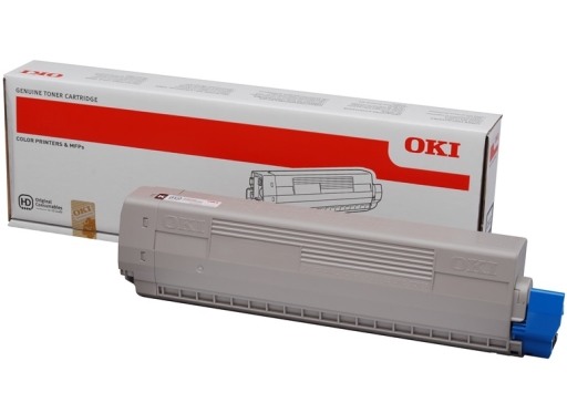 Toner oryginalny 44844616 czarny Oki C822