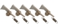 Odrywacz utrwalania zamienniki AE044060 do Ricoh Aficio 2051/2060/2075, MP 5500/6500/7500/6000/7000/8000, MP 6001/6002/7001/8001/9001/9002 ze sprężyną, 5szt.