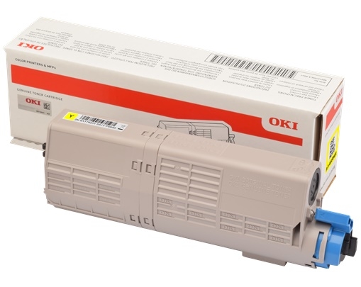 Toner oryginalny Oki 46490401 żółty