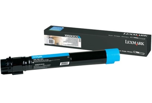 Toner do Lexmark X950de X950hde X952de X954de, X950X2CG cyan