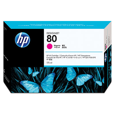 Wkład atramentowy do HP Designjet 1050c 1055cm C4847A HP 80 magenta 350ml