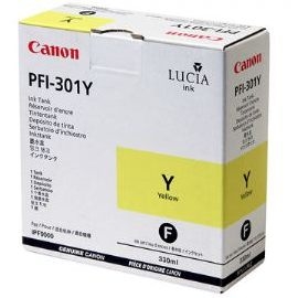 Tusz oryginalny PFI-301Y yellow, żółty Canon Imageprograf iPF 8000