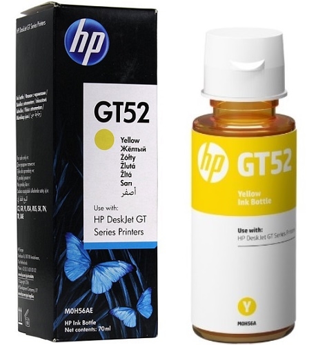 Tusz oryginalny M0H56AE, GT52 żółty HP