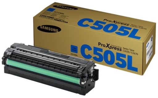 Toner oryginalny CLT-C505L cyan Samsung