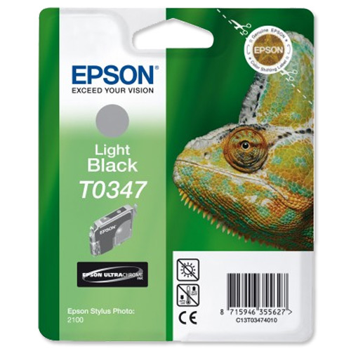 Tusz T0347 czarny light do Epson Stylus Photo 2100