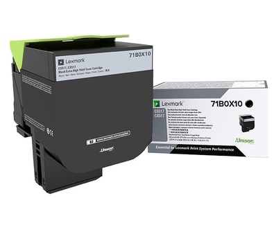Toner Lexmark 71B0X10 czarny oryginalny CS517