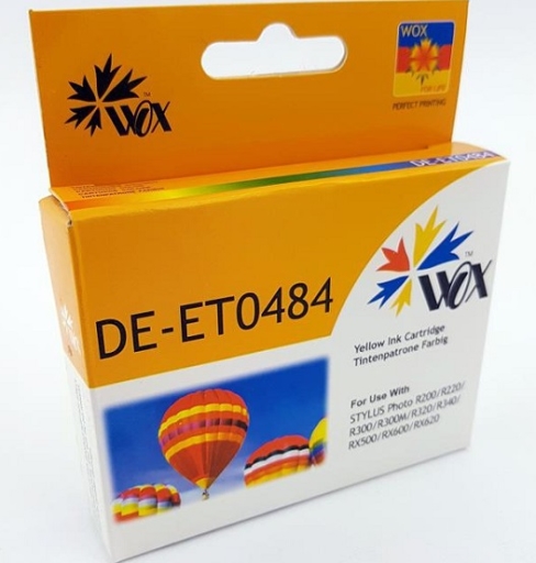 Tusz zamiennik Wox C13T04844010, T0484 Epson żółty