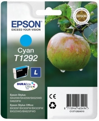 Tusz Epson Stylus SX235W SX420W, SX525WD SX620FW, Stylus Office B42WD BX635FWD, WorkForce WF-7015 7525, cyan