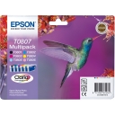 Tusze Epson R265 RX685 PX730WD PX820FWD T0807 CMYK, LC, LM