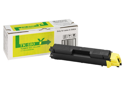 Toner oryginalny 1T02KTANL0 żółty TK-580Y Kyocera