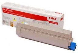 Toner oryginalny 45862814 żółty Oki