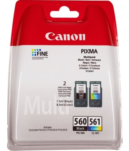 Multipack Canon Pixma TS5350 tusze PG-560/ CL-561 czarny + kolor