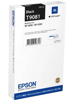 Tusz Epson C13T908140, T9081 czarny XL