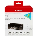 Tusze Canon Pixma Pro-1 Multipack 6 kolorów PGI-29 MBK/PBK/DGY/GY/LGY/CO