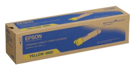 Toner oryginalny C13S050660, 0660 żółty Epson WorkForce AL-C500DN