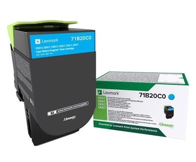 Toner Lexmark 71B20C0 oryginalny cyan