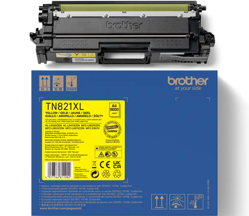 Toner Brother HL-L9430/9470CDN MFC-L9630/9670CDN żółty 9k TN821XLY