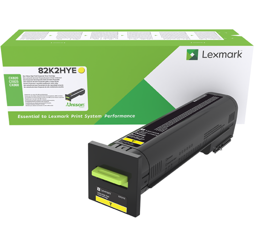 Toner 82K2HYE Lexmark CX820/825/860 korporacyjny żółty 17k