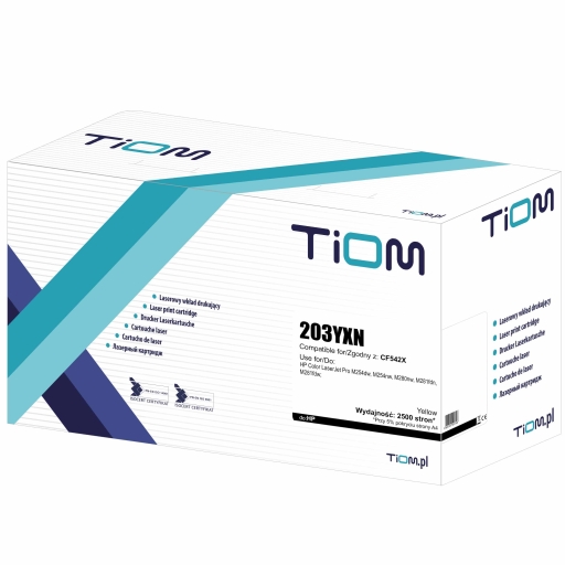 Toner Tiom zamiennik CF542X HP Color LaserJet M254 M280 M281 yellow