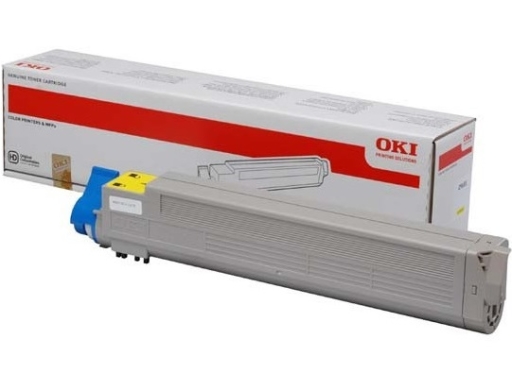 Toner do Oki C9655, 43837129 żółty