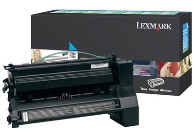 Toner Lexmark C782 X782 C782X1CG cyan 15k