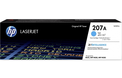 Toner 207A HP Color LaserJet M282/M283 M255 cyan W2211A