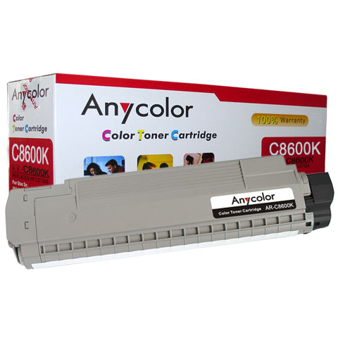 Toner zamiennik Anycolor czarny Oki C8600 C8800