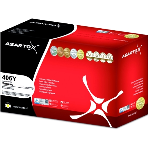 Toner Asarto zamiennik Samsung CLT-Y406S żółty