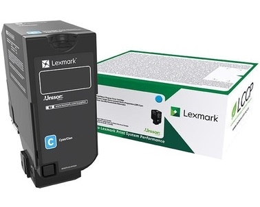 Toner oryginalny Lexmark 75B20C0 cyan