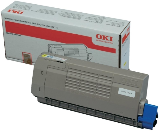 Toner oryginalny żółty 44318605 do Oki C710 C711