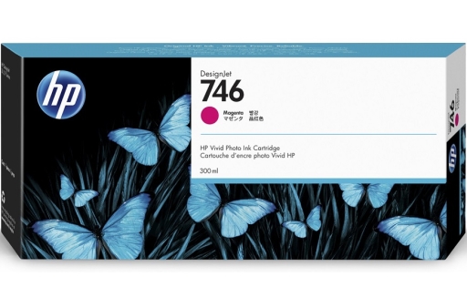 Tusz 746 HP DesignJet Z6 Z9+ Magenta P2V78A 300 ml