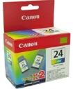 Tusz Canon MP360 MP390 iP1000 iP1500 kolor dwupak BCI-24C
