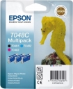 Zestaw tuszy T048C Epson R200 R220 R300 R340 RX500 RX600 Multipack CMK