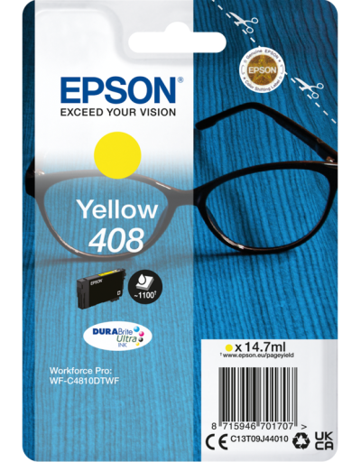 Tusz 408 do Epson WorkForce Pro WF-C4810DTWF żółty 14,7ml