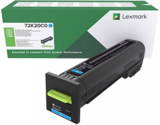 Toner Lexmark CS820 72K20C0 cyan