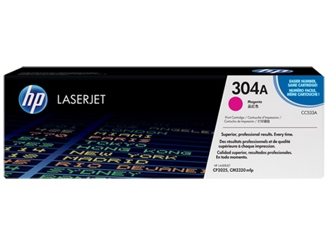 Toner oryginalny magenta HP CC533A, 304A