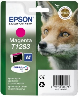 Tusz Epson Stylus S22, Stylus SX125/SX130, SX420W/SX425W/SX445W, Stylus Office BX305F, T1283 magenta