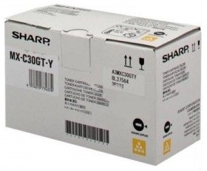 Toner oryginalny MX-C30GT-Y żółty Sharp MX-C250F, MX-C300W