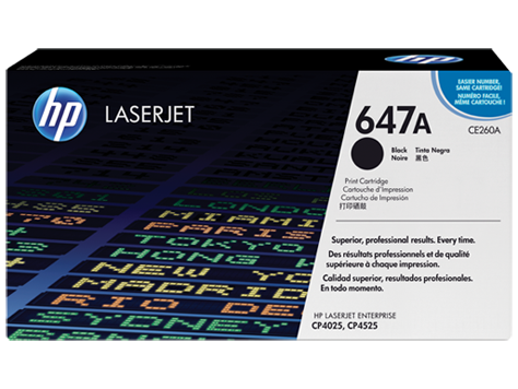 Toner czarny CE260A do HP Color LaserJet CP4025 CP4525, 647A