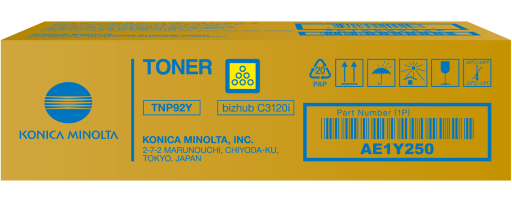Toner AE1Y250 Minolta Bizhub C3120i żółty 4k TNP92Y