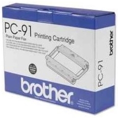 Kaseta + folia PC-91 do Brother IntelliFax-900 980M 1418, Fax-1000P, kaseta + 1 rolka 118m, 500 stron
