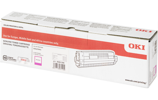 Toner Oki C834 C844 magenta 46861306