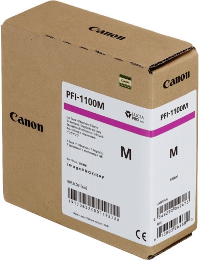 Tusz Canon imagePROGRAF PRO-2000/2100/4000/4100/6000/6100 magenta 160ml PFI-1100M