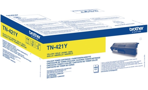 Toner oryginalny żółty Brother TN-421Y