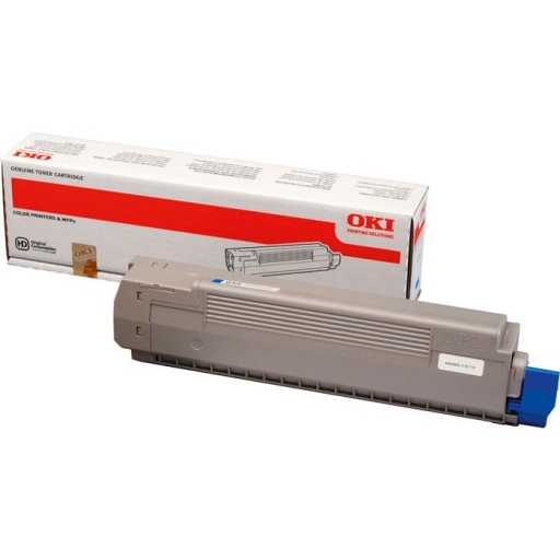 Toner oryginalny cyan Oki C801 C821, 7300 stron