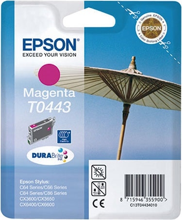 Tusz Epson Stylus C84/C86, CX3600/CX3650 To443 magenta
