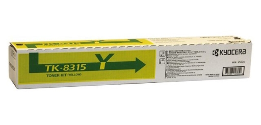 Toner żółty TK-8315Y oryginalny Kyocera TASKalfa 2550ci