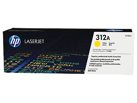 Toner oryginalny CF382A, 312A żółty HP